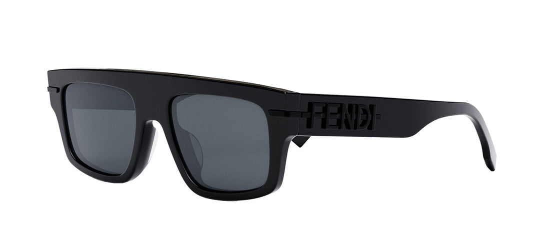 Fendi FE Flattop Sunglasses Fendi Fe 40106 I 02a Flattop Sunglasses - Grey | Editorialist main image 4