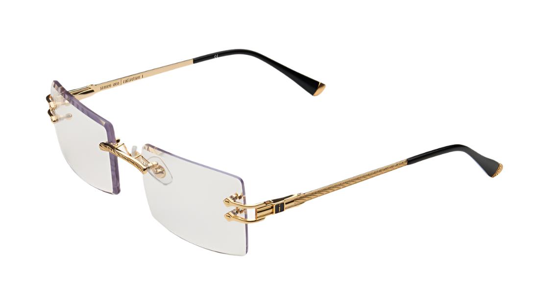 james oro／AUTHENTIC Ⅱ ／サングラス／XL／クリア×ゴールド James Oro Authentic II XL – Topline Eyewear