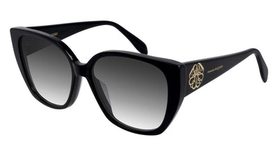 Alexander McQueen AM0284S-Sunglasses-Black-Grey-