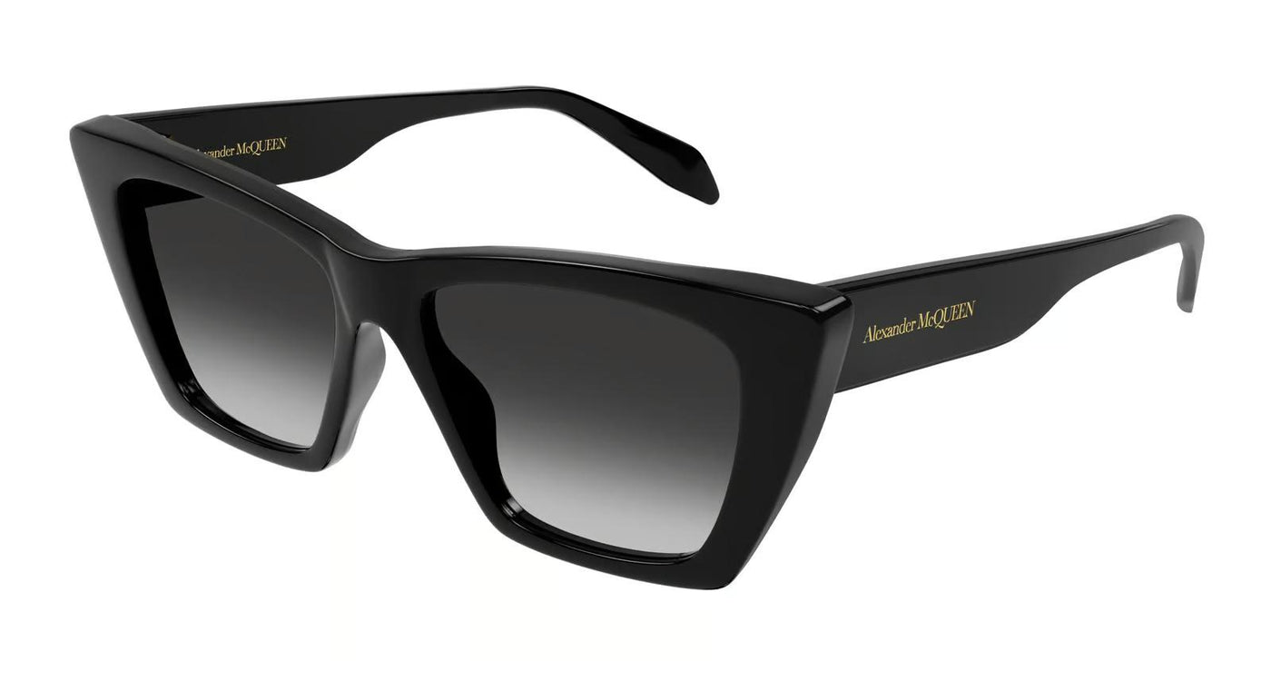 Alexander McQueen AM0299S-Sunglasses-Black-Grey-