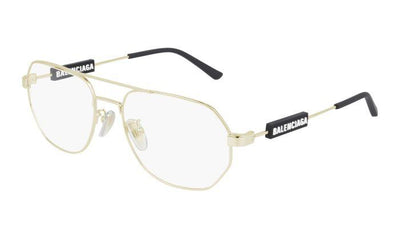 Balenciaga BB0117O-Eyeglasses-Gold-Demo Lenses-