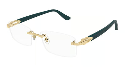 Cartier CT0287O-Eyeglasses-Green-Demo Lenses-