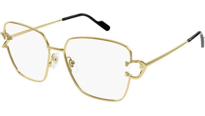 Cartier CT0486O-Eyeglasses-Gold-Demo Lenses-