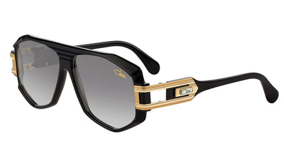 Cazal 163/3-Sunglasses-Black-Gold-Grey Gradient-