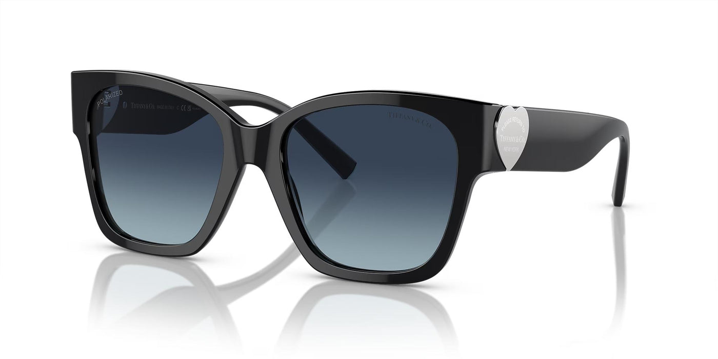 Clearance TF4216-Sunglasses-Black-Dark Blue Gradient Polarized-