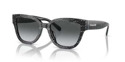 Coach HC8379U-Sunglasses-Black-Grey Gradient Polarized-