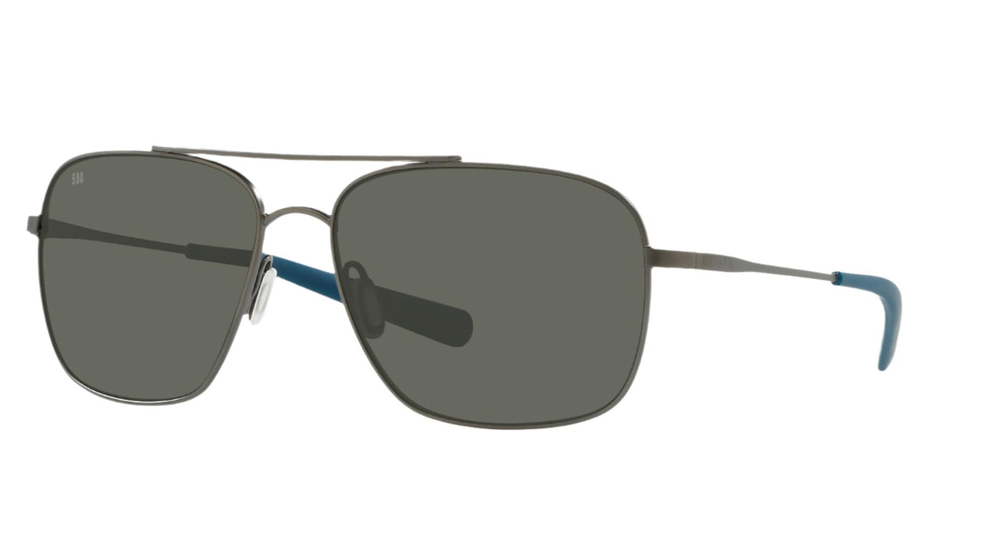 Costa Canaveral-Sunglasses-Brushed Gray-Gray Polarized-Glass