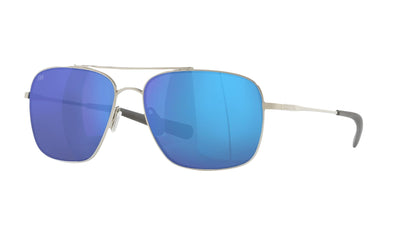 Costa Canaveral-Sunglasses-Shiny Palladium-Blue Mirror Polarized-Glass
