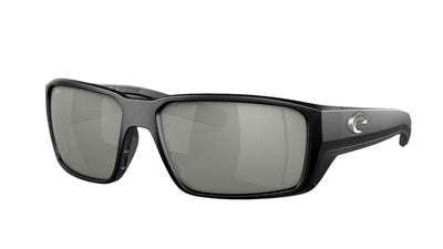 Costa Fantail PRO-Sunglasses-Matte Black-Silver Mirror Polarized-Glass
