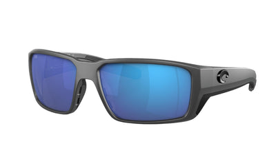 Costa Fantail PRO-Sunglasses-Matte Gray-Blue Mirror Polarized-Glass