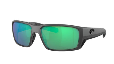 Costa Fantail PRO-Sunglasses-Matte Grey-Green Mirror Polarized-Glass