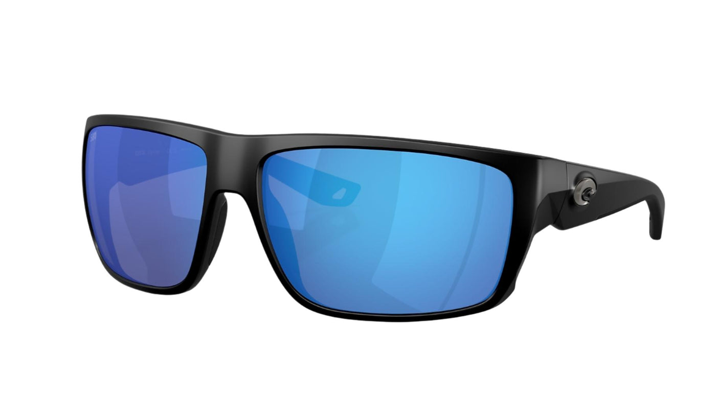Costa Fly Line-Sunglasses-Matte Black-Blue Mirror Polarized-580G