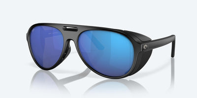 Costa Grand Catalina-Sunglasses-Matte Black-Blue Mirror Polarized-Glass