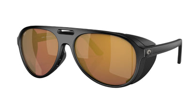 Costa Grand Catalina-Sunglasses-Matte Black-Gold Mirror Polarized-Glass