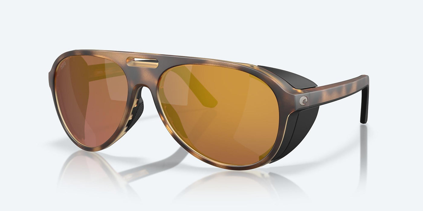 Costa Grand Catalina-Sunglasses-Matte Tortoise-Gold Mirror Polarized-Glass
