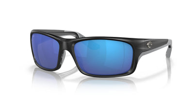 Costa Jose PRO-Sunglasses-Matte Black-Blue Mirror Polarized-Glass