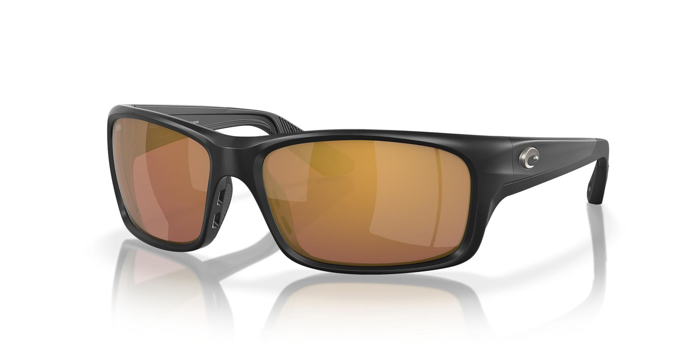 Costa Jose PRO-Sunglasses-Matte Black-Gold Mirror Polarized-Glass