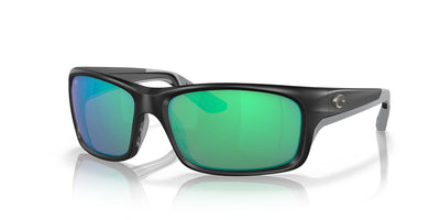 Costa Jose PRO-Sunglasses-Matte Black-Green Mirror Polarized-Glass
