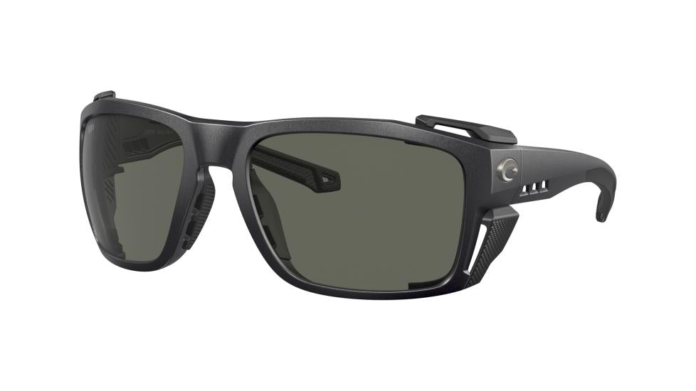 Costa King Tide 8-Sunglasses-Black Pearl-Grey Polarized-Glass
