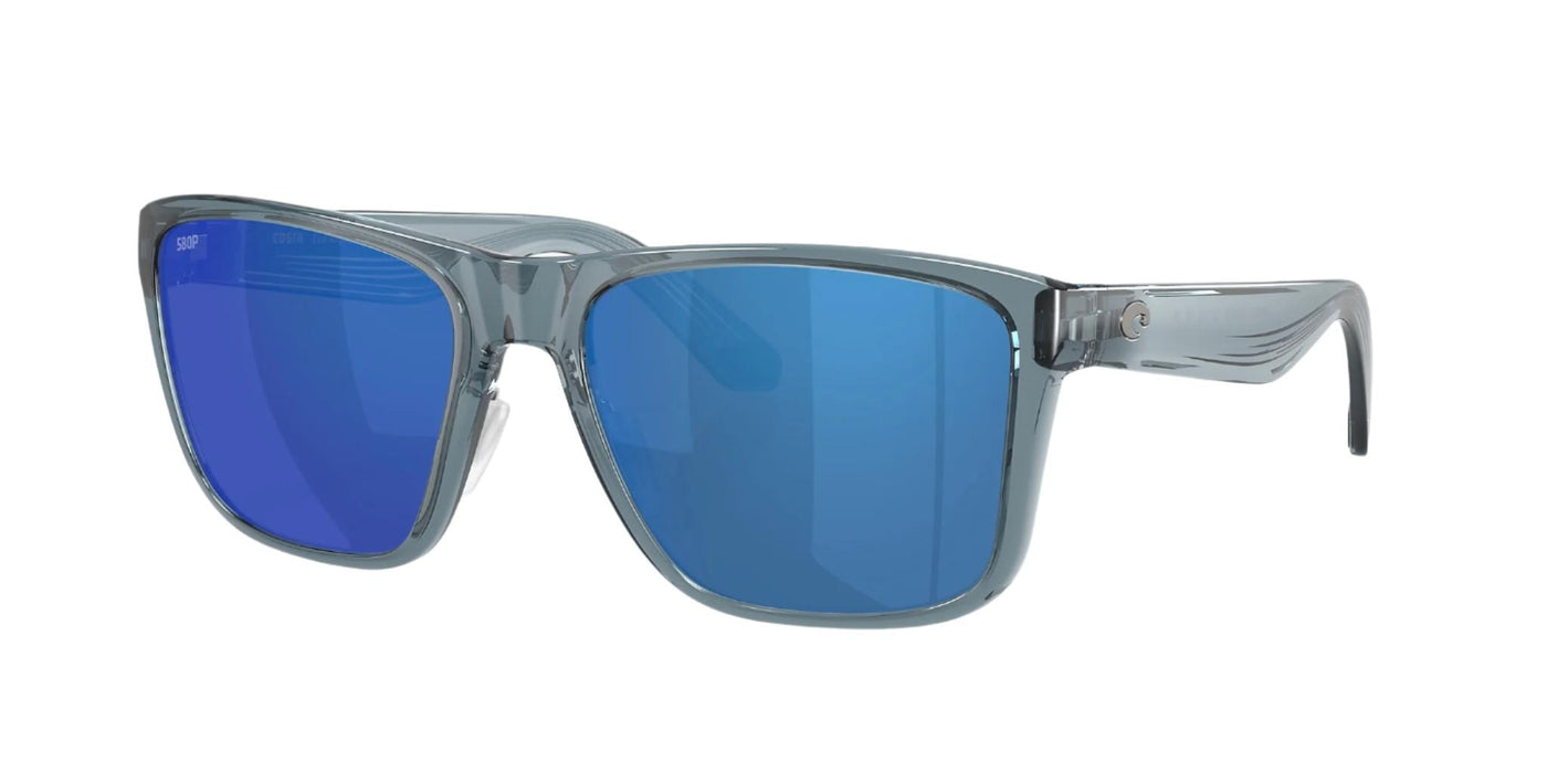 Costa Los Alijos-Sunglasses-Translucent Deep Blue-Blue Mirror-580 Polycarbonate