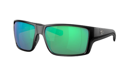 Costa Reefton PRO-Sunglasses-Black-Green Mirror Polarized-Glass