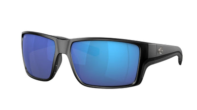 Costa Reefton PRO-Sunglasses-Matte Black-Blue Mirror Polarized-Glass