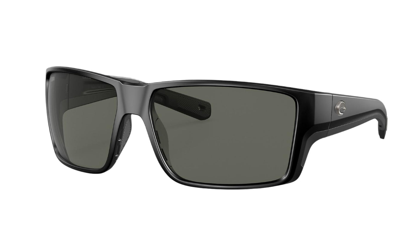 Costa Reefton PRO-Sunglasses-Matte Black-Gray Polarized-Glass