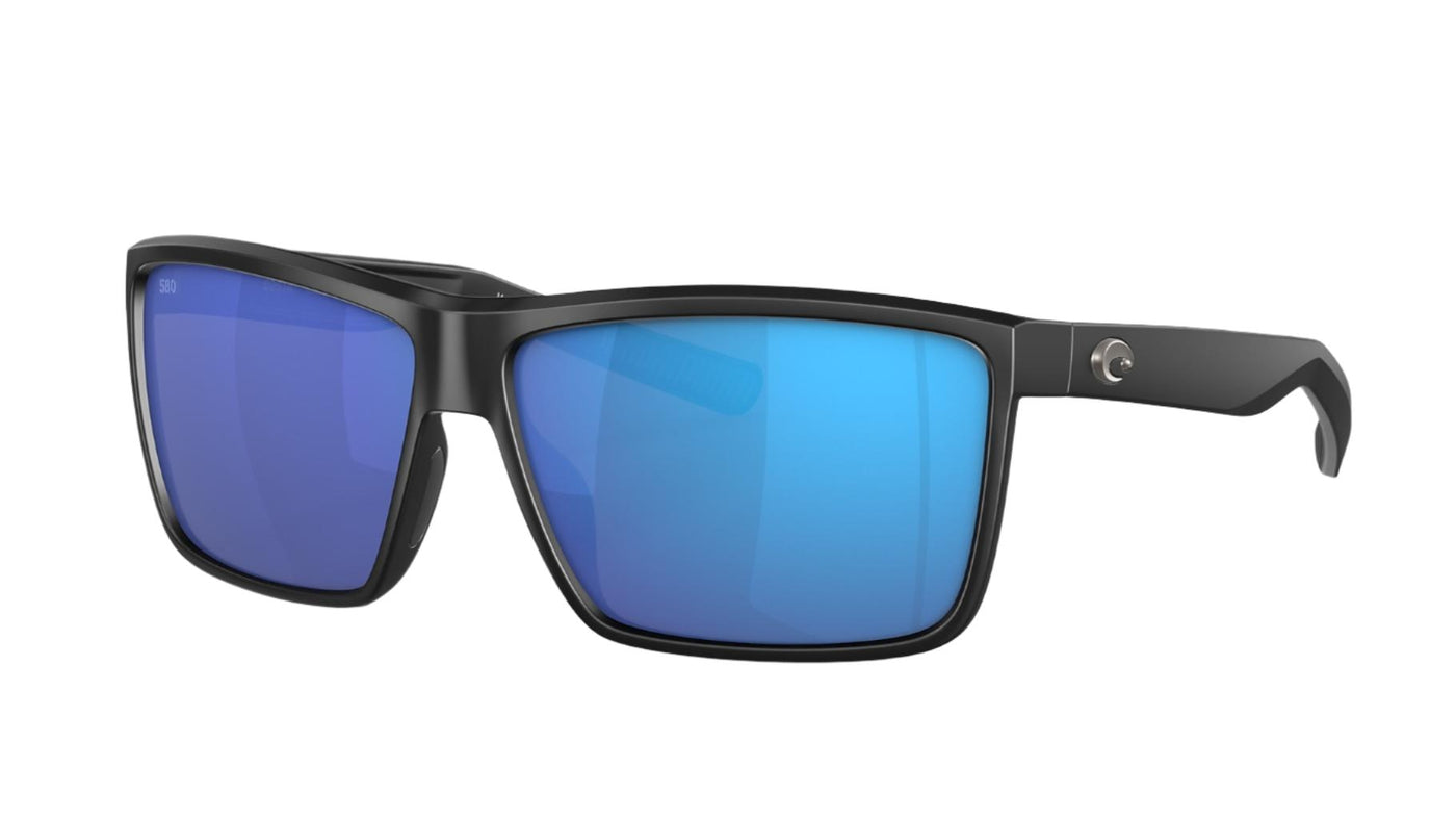 Costa Rinconcito-Sunglasses-Matte Black-Blue Mirror Polarized-Polycarbonate