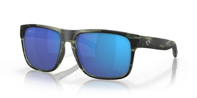 Costa Spearo-Sunglasses-Matte Tortoise-Blue Mirror Polarized-Polycarbonate