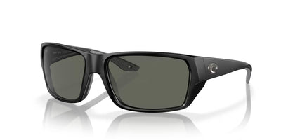 Costa Tailfin-Sunglasses-Matte Black-Gray Polarized-Glass