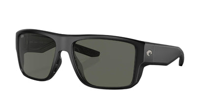 Costa Taxman-Sunglasses-Matte Black-Gray Polarized-Glass