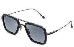 DITA FLIGHT.006-Sunglasses-Black Iron - Matte Black-Grey Polarized-