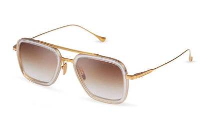 DITA FLIGHT.006-Sunglasses-Clear Crystal - Yellow Gold-Clear Crystal - Yellow Gold-