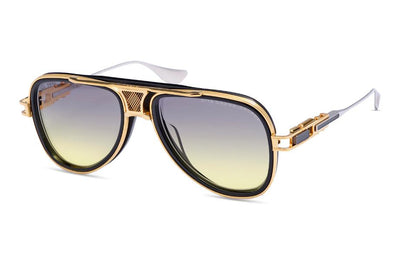 DITA GRAND DECADE-Sunglasses-Black/Yellow Gold-Grey to Yellow Gradient-