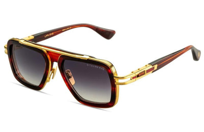 DITA LXN-EVO-Sunglasses-Sienna Blaze - Yellow Gold-Dark Grey to Clear Gradient-