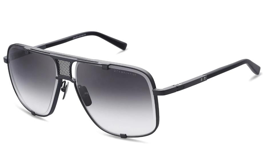 DITA MACH-FIVE-Sunglasses-Black Iron-Grey Gradient-
