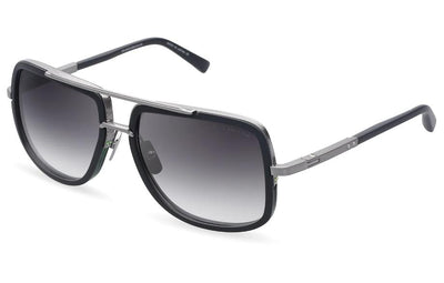 DITA MACH-ONE-Sunglasses-Matte Black Antique Silver-Grey to Clear Gradient-