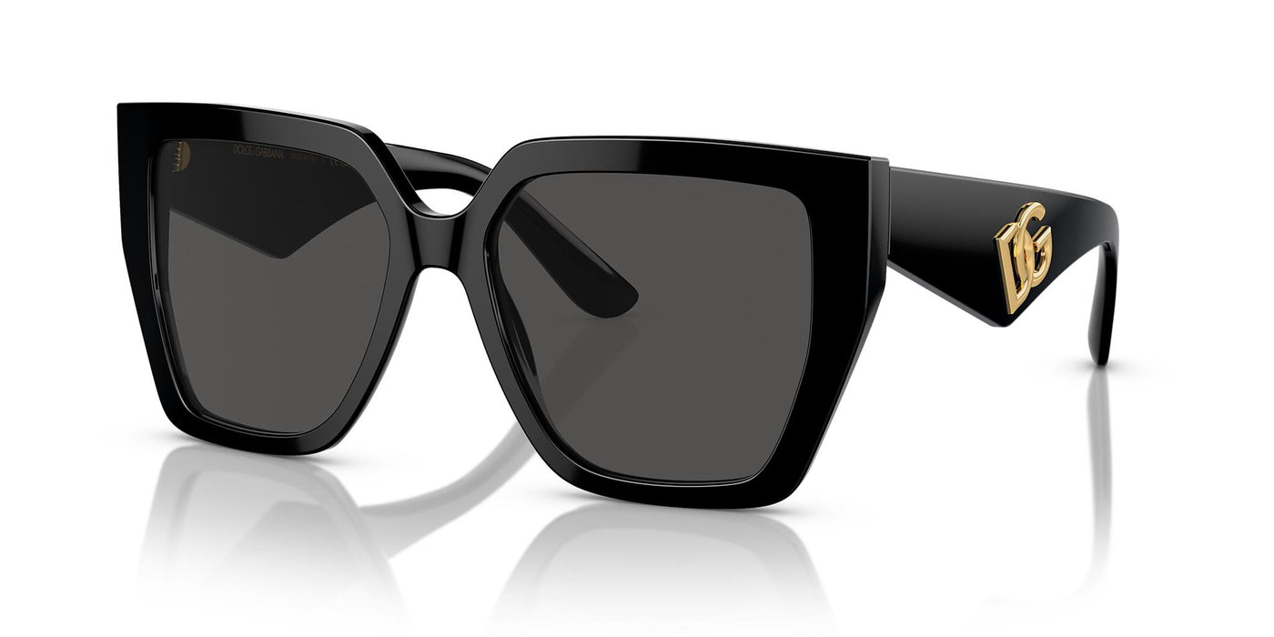 Dolce & Gabbana DG4438-Sunglasses-Black Lace-Grey Gradient-