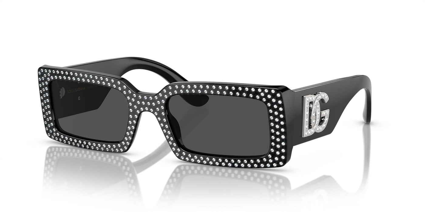Dolce & Gabbana DG4447B-Sunglasses-20% OFF / Black-Dark Grey-
