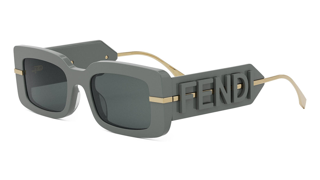 Fendi FE40133I Rectangle Sunglasses | Authorized Retailer