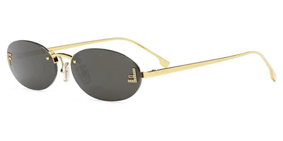 Fendi FE4075US-Sunglasses-Shiny Endura Gold-Smoke-