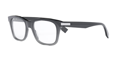 Fendi FE50060I-Eyeglasses-Transparent Grey-Demo Lenses-