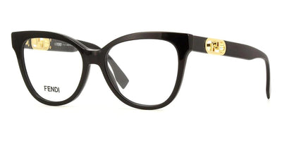 Fendi FE50093I-Eyeglasses-Shiny Black-Demo Lenses-