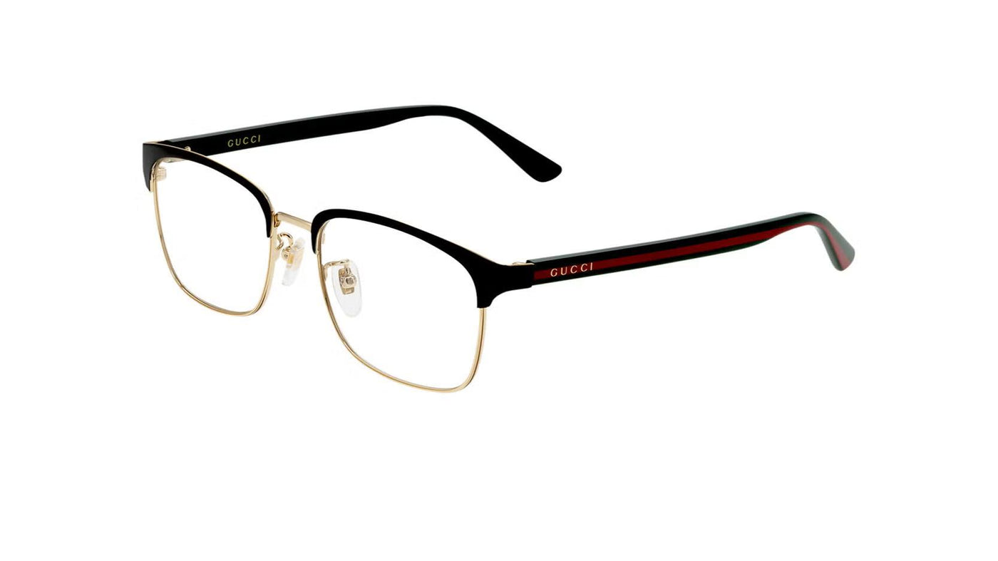 Gucci GG0934OA-Eyeglasses-Black/Green-Demo Lenses-