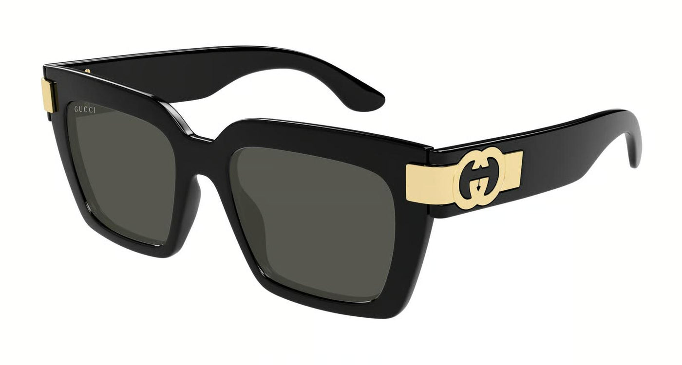 Gucci GG1689S-Sunglasses-Black-Dark Grey-