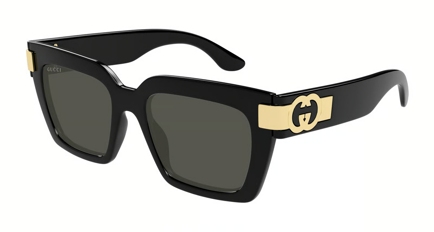 Gucci GG1689S-Sunglasses-Black-Dark Grey-
