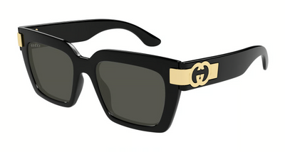 Gucci GG1689S-Sunglasses-Black-Dark Grey-