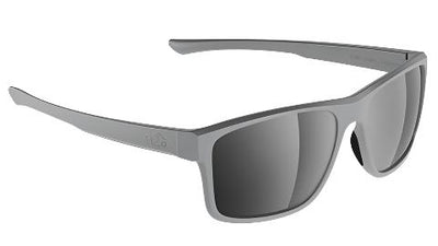 H2Optix Coronado-Sunglasses-Matte Grey-Grey Silver Flash Mirror Polarized-