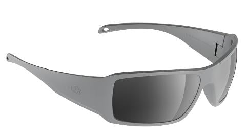 H2Optix Stream-Sunglasses-Matte Grey-Grey Silver Flash Polarized-