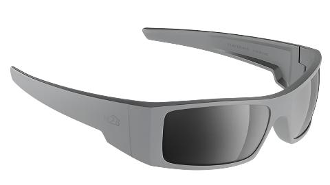 H2Optix Waders-Sunglasses-Matte Grey-Grey Silver Flash Mirror Polarized-